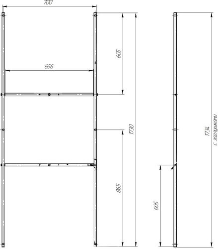 Акриловая ванна Marka One Modern 170x75 фото 6
