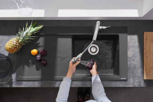 Смеситель Hansgrohe Metris M71 73800000 для кухонной мойки, хром фото 16