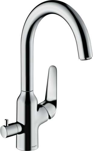 Смеситель Hansgrohe Focus M42 71803000 для кухонной мойки, хром