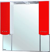Зеркало Bellezza Мари 105 белое, красное