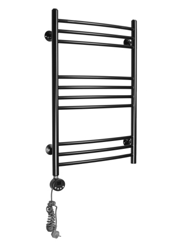 Полотенцесушитель электрический Domoterm Калипсо П10 80х50, черный матовый, L фото 4