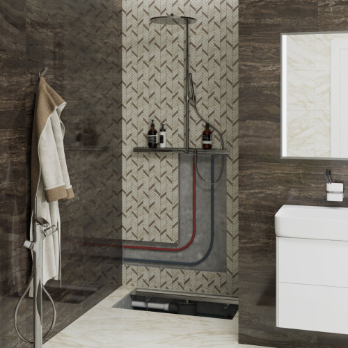 Душевая стойка Axor Showerpipe 27984000 хром фото 3