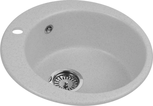 Мойка кухонная AquaGranitEx M-05 серая фото 4