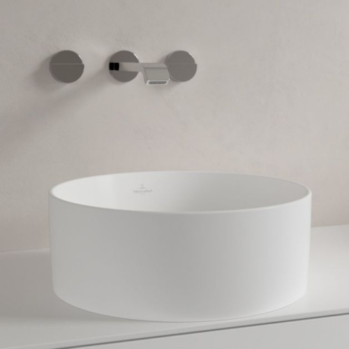 Раковина Villeroy & Boch Collaro 4A1840RW stone white ceramicplus фото 10