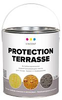 VINCENT PROTECTION TERRASSE масло деревозащитное, антибактериальное, водоотталкивающее (2,25л)