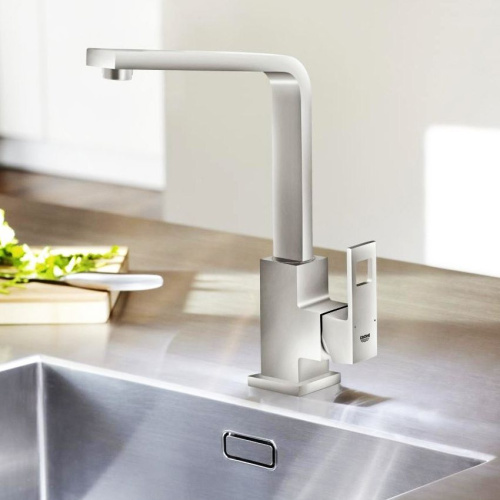 Смеситель Grohe Eurocube 31255DC0 для кухонной мойки фото 2