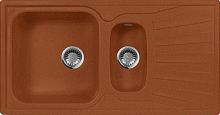 Мойка кухонная AquaGranitEx M-09к терракот