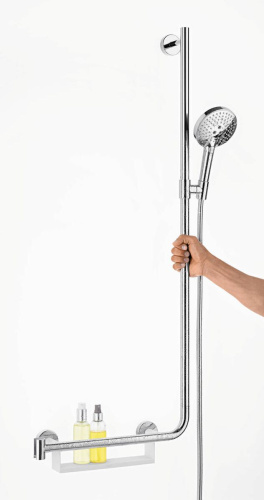 Душевой гарнитур Hansgrohe Raindance Select S 26326400 белый - хром фото 4