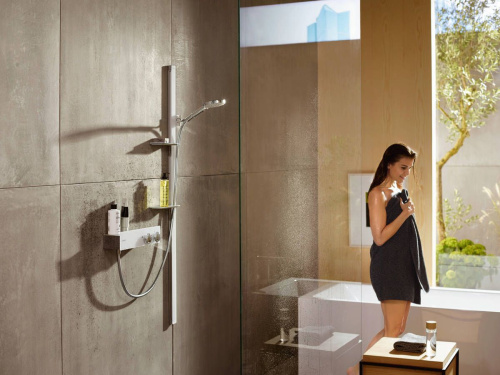 Душевой гарнитур Hansgrohe Raindance Select S 27646400 белый - хром фото 7