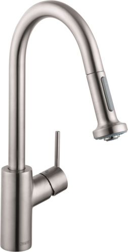 Смеситель Hansgrohe Talis M52 73863800 для кухонной мойки, сталь