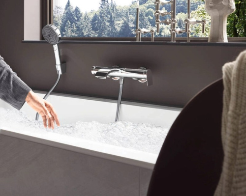 Душевая лейка Hansgrohe Pulsify Relaxation 105 3jet 24110000 хром фото 6