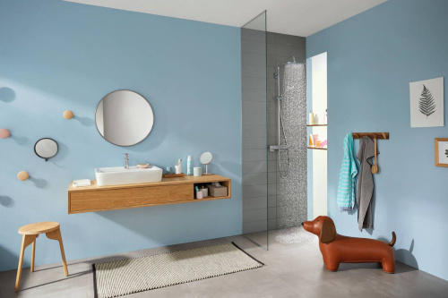 Душевая стойка Hansgrohe Croma 27630000 для душа, с термостатом фото 2