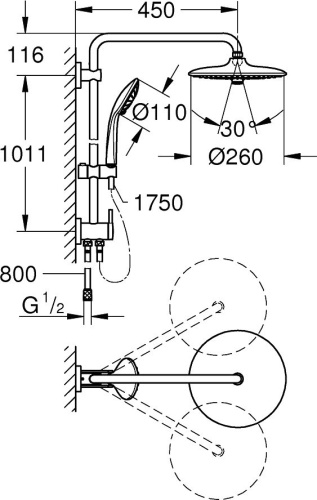 Душевая стойка Grohe Euphoria 27421002 фото 2