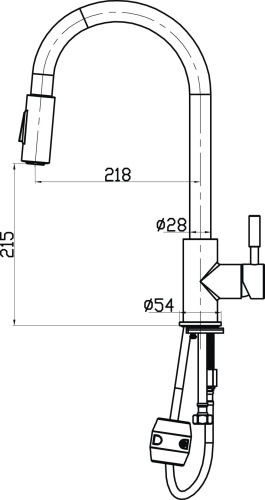 Смеситель BelBagno BB-LAM31A-IN для кухонной мойки фото 2