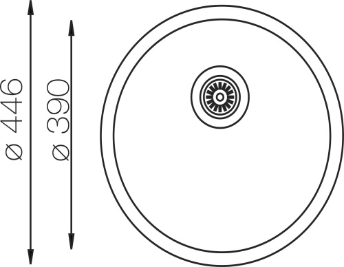 Мойка кухонная TopZero Universal UNP446 фото 2