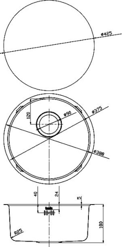 Мойка кухонная IDDIS Edifice EDI42P0i77 фото 3