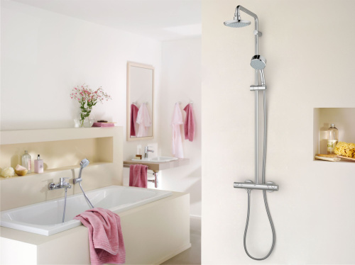 Смеситель Grohe Eurostyle Cosmopolitan 33591002 для ванны с душем фото 4
