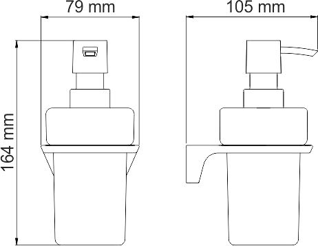 Дозатор Wasserkraft Aisch K-5999 фото 2 Дозатор Wasserkraft Aisch K-5999 фото 2