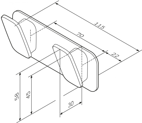 Крючок AM.PM Inspire V2.0 A50A35600 фото 5