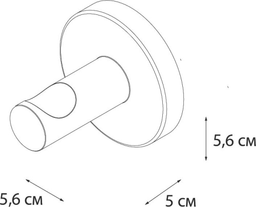 Крючок Fixsen Hotel FX-31005B фото 2