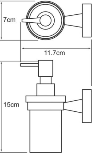 Дозатор Wasserkraft Isen K-4099 фото 3 Дозатор Wasserkraft Isen K-4099 фото 3