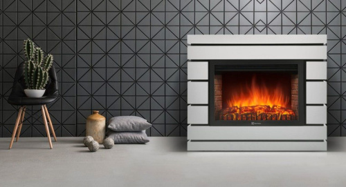 27 590 руб. Портал Firelight Moderno 30 шпон белый дуб фото 4 Портал Firelight Moderno 30 шпон белый дуб фото 4