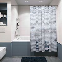 Штора для ванной Fora FOR-LT097 180х180 см, loft