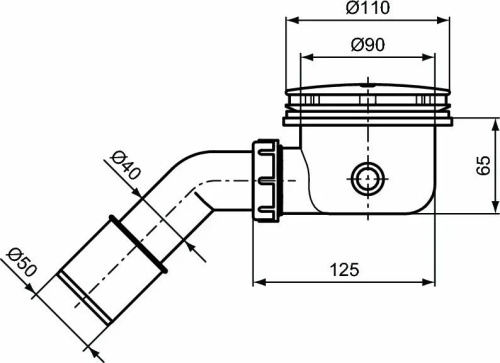 Сифон для поддона Ideal Standard J3417AA фото 4
