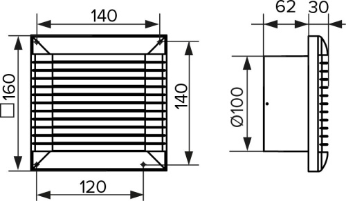 Вытяжной вентилятор Era Euro 4A фото 5
