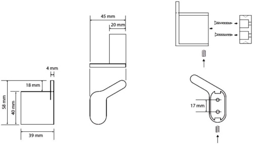 Крючок Bemeta Organic 157106191L фото 2