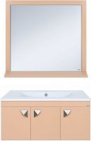 Тумба с раковиной Misty Сахара 90 песочная