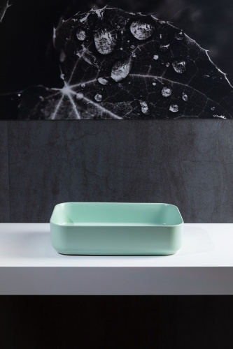 Раковина Allen Brau Fantasy Quad 50x36, мятная фото 4