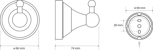 Крючок Bemeta Kera 144706017 фото 2