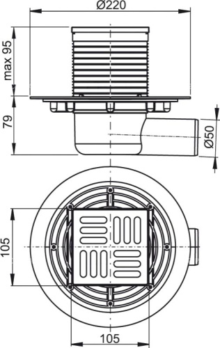 3 670 руб. Душевой трап AlcaPlast APV1321 Душевой трап AlcaPlast APV1321