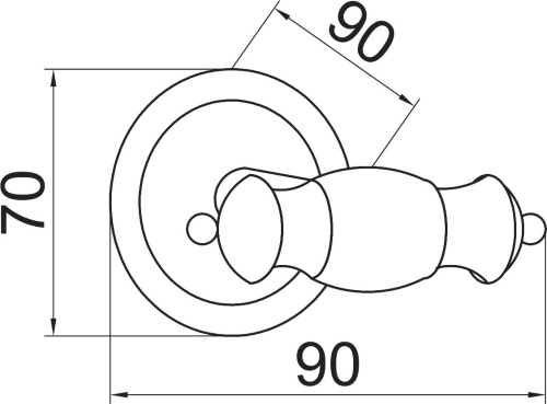 Крючок Boheme Palazzo 10156 фото 3