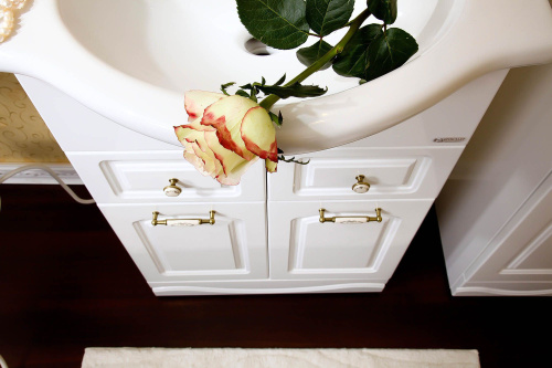 Мебель для ванной Бриклаер Анна 60 белая фото 11