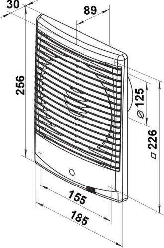Вытяжной вентилятор Vents 125 М3 фото 3