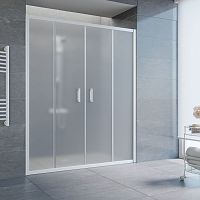 Душевая дверь в нишу Vegas Glass Z2P 210 01 10 профиль белый, стекло сатин