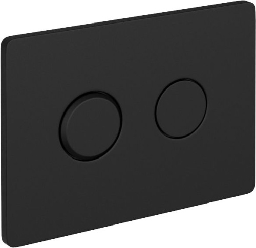 Кнопка смыва Cersanit Accento Circle 63839 черная матовая фото 2