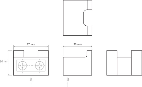 Крючок Bemeta Nero 135006230 фото 2