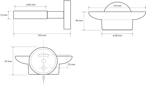 Мыльница Sapho X-Round XR803 фото 3