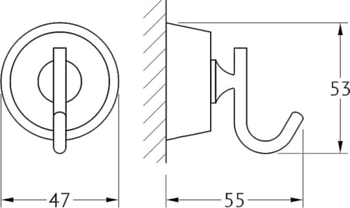 Крючок FBS Vizovice VIZ 001 фото 2