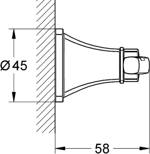 Крючок Grohe Grandera 40631000 фото 2
