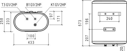 Водонагреватель Thermex ID 30 V pro Wi-Fi фото 6
