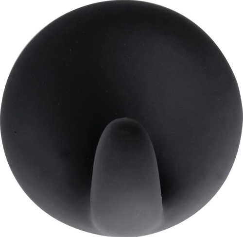 Крючок Ridder 131040410 самоклеящийся, чёрный фото 2