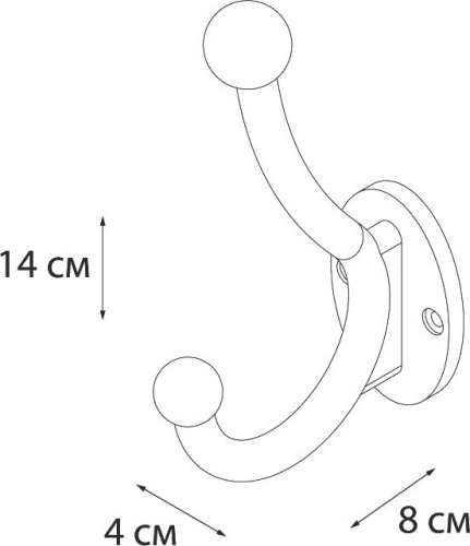 Крючок Fixsen Hotel FX-31005A фото 3