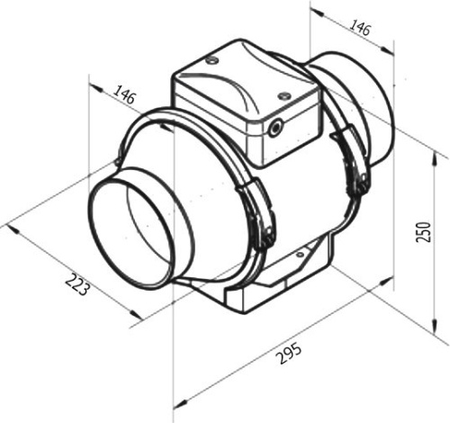 Вытяжной вентилятор Vents ТТ 150