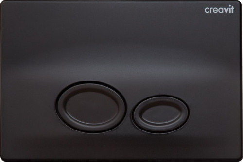 Кнопка смыва Creavit Drop GP2002.01 черный матовый