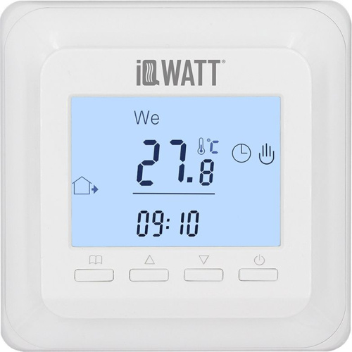 4 660 руб. Терморегулятор IQ Watt Thermostat P белый Терморегулятор IQ Watt Thermostat P белый