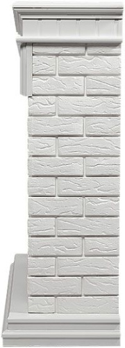 Портал Firelight Bricks 25 камень белый, белая эмаль фото 4
